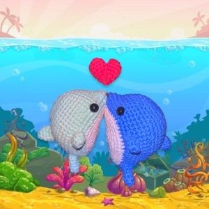 Dauphine &  Delfino 🐬💙🐬 - Amigurumis (car accessories)